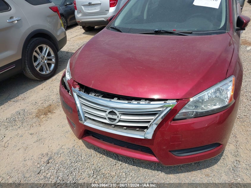 2015 Nissan Sentra Sv VIN: 3N1AB7AP8FL686256 Lot: 39647310