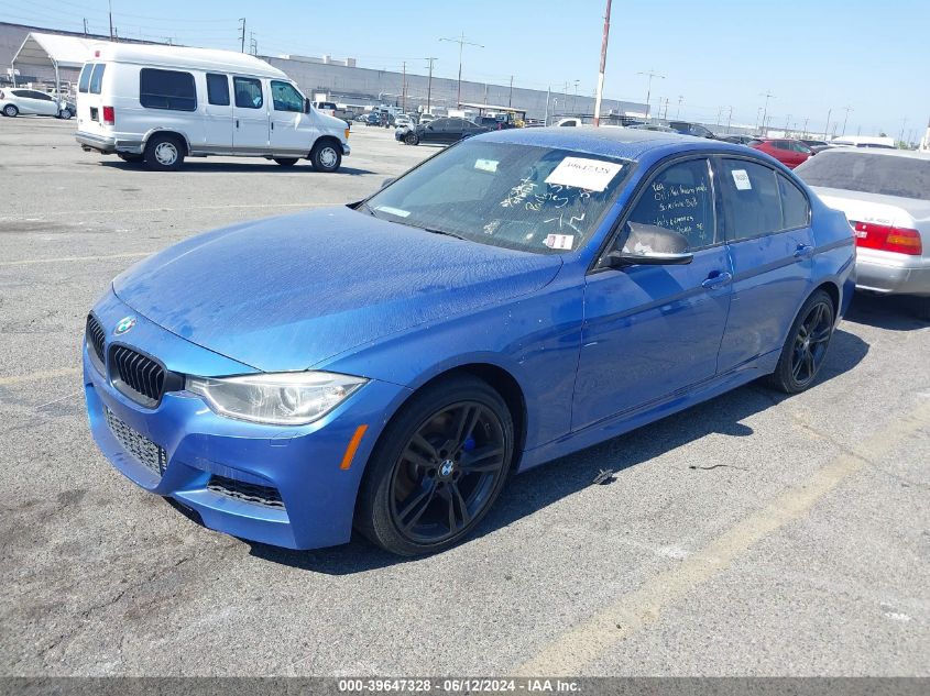 2013 BMW 335I xDrive VIN: WBA3B9C55DF586102 Lot: 39647328