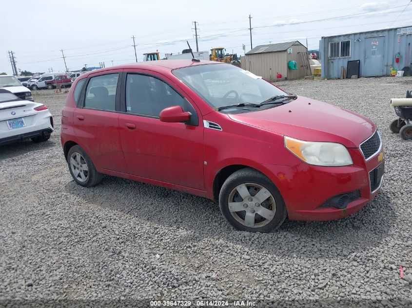 2009 Chevrolet Aveo Lt VIN: KL1TD66E89B305858 Lot: 39647329