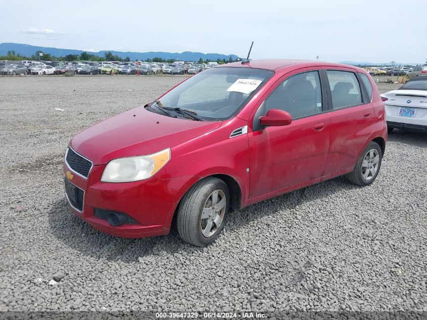 2009 Chevrolet Aveo Lt VIN: KL1TD66E89B305858 Lot: 39647329