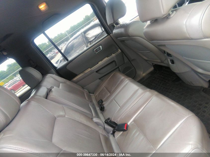 2013 Honda Pilot Ex-L VIN: 5FNYF3H56DB037080 Lot: 39647330