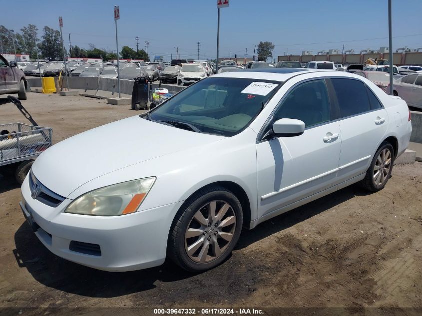 2006 Honda Accord 3.0 Ex VIN: 1HGCM66526A036607 Lot: 39647332