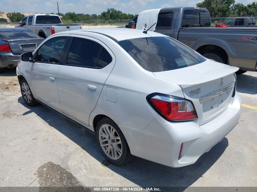 2021 Mitsubishi Mirage G4 Carbonite Edition/Es/Le VIN: ML32FUFJ9MHF07488 Lot: 39647336