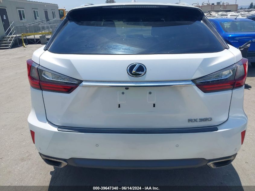 2019 Lexus Rx 350 VIN: 2T2ZZMCA9KC123910 Lot: 39647340