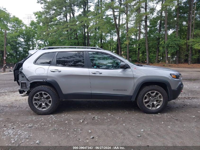 2021 Jeep Cherokee Trailhawk 4X4 VIN: 1C4PJMBX7MD229772 Lot: 39647343