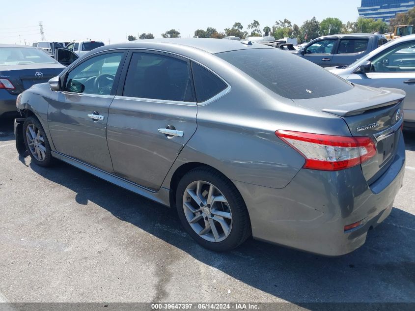 2015 Nissan Sentra Sr VIN: 3N1AB7AP7FY230509 Lot: 39647397