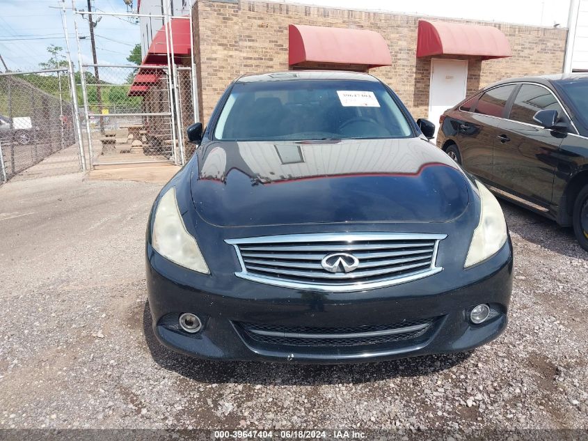 2011 Infiniti G37X VIN: JN1CV6AR0BM353321 Lot: 39647404