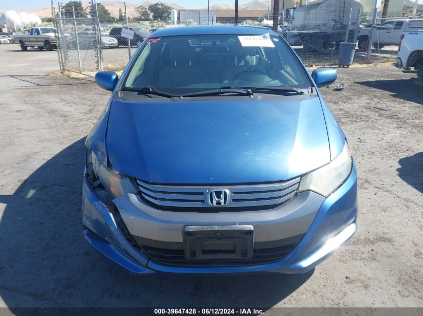 2010 Honda Insight Lx VIN: JHMZE2H59AS028775 Lot: 39647428