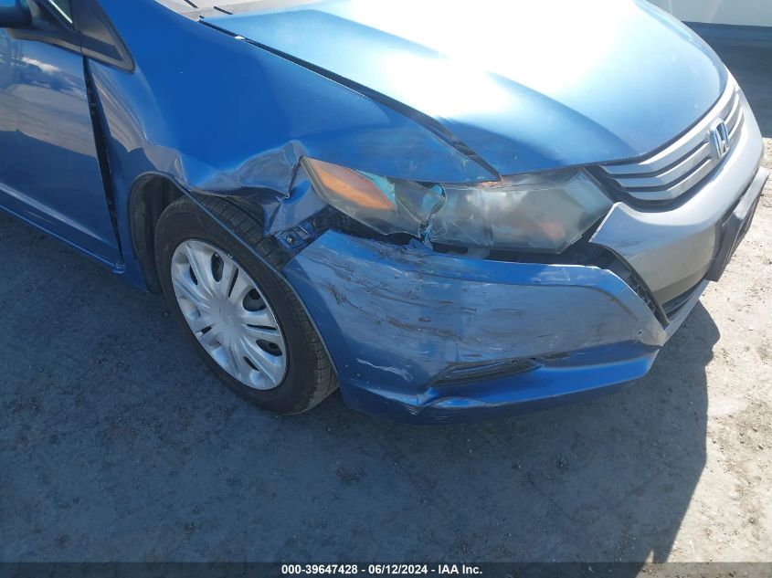 2010 Honda Insight Lx VIN: JHMZE2H59AS028775 Lot: 39647428