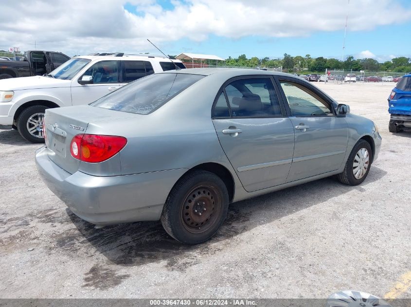 2003 Toyota Corolla Le VIN: 1NXBR32E43Z022391 Lot: 39647430