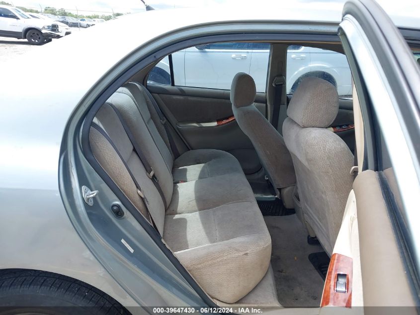 2003 Toyota Corolla Le VIN: 1NXBR32E43Z022391 Lot: 39647430