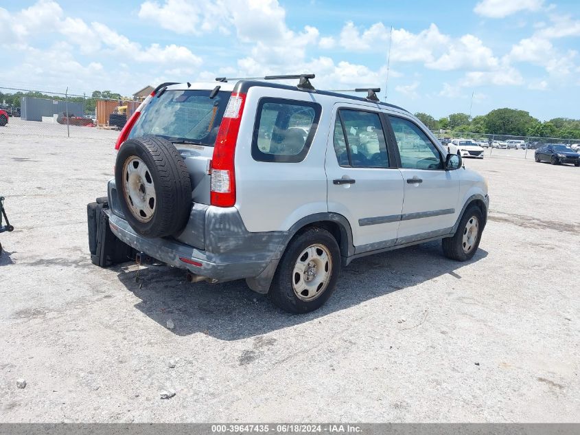 2005 Honda Cr-V Lx VIN: SHSRD685X5U307658 Lot: 39647435