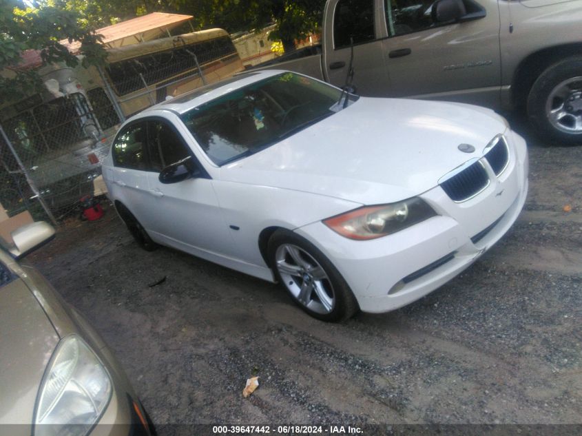 2007 BMW 328I VIN: WBAVA33507PV64824 Lot: 39647442