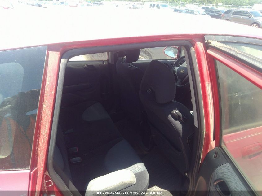 2007 Honda Fit Sport VIN: JHMGD38637S016882 Lot: 39647566