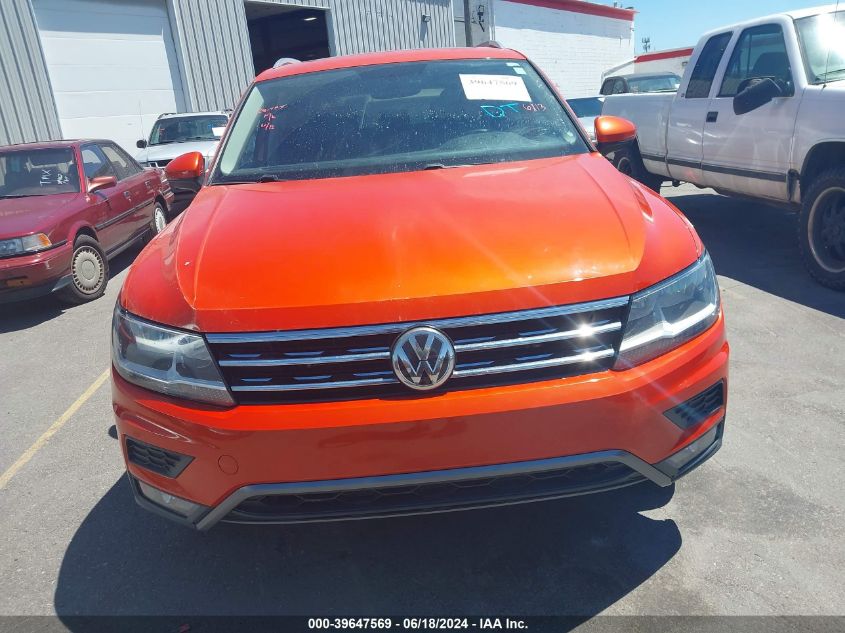 2018 Volkswagen Tiguan 2.0T Se/2.0T Sel VIN: 3VV2B7AX8JM191237 Lot: 39647569