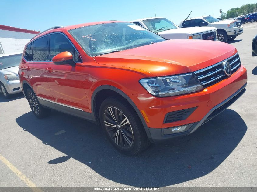 2018 Volkswagen Tiguan 2.0T Se/2.0T Sel VIN: 3VV2B7AX8JM191237 Lot: 39647569