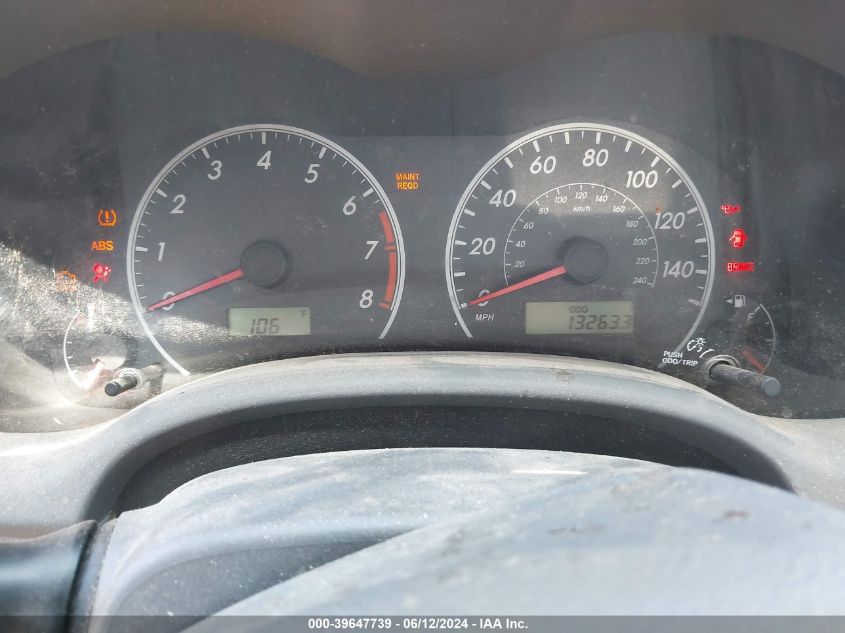 2010 Toyota Corolla Le VIN: 1NXBU4EE0AZ300491 Lot: 39647739