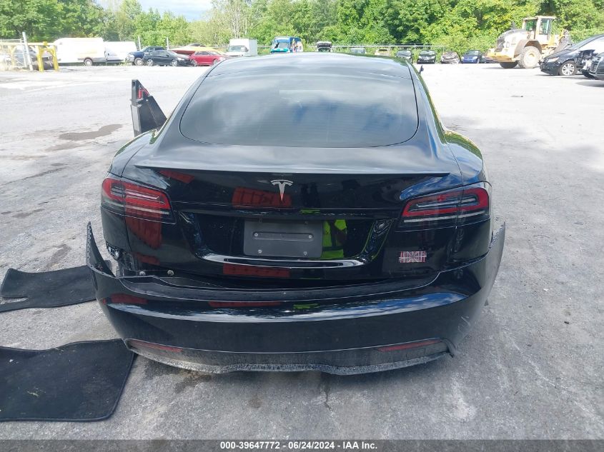 2022 Tesla Model S Plaid VIN: 5YJSA1E63NF490242 Lot: 39647772