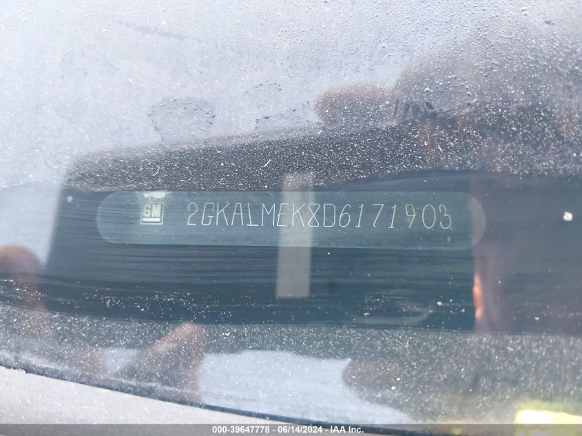 2013 GMC Terrain Sle-1 VIN: 2GKALMEK8D6171903 Lot: 39647778