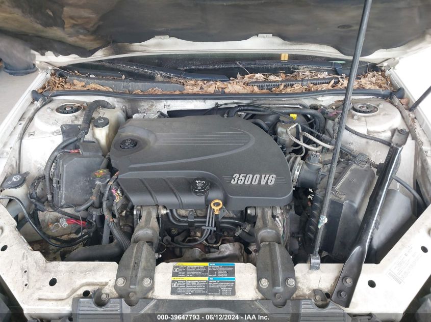 2008 Chevrolet Impala Lt VIN: 2G1WT58K281250269 Lot: 39647793