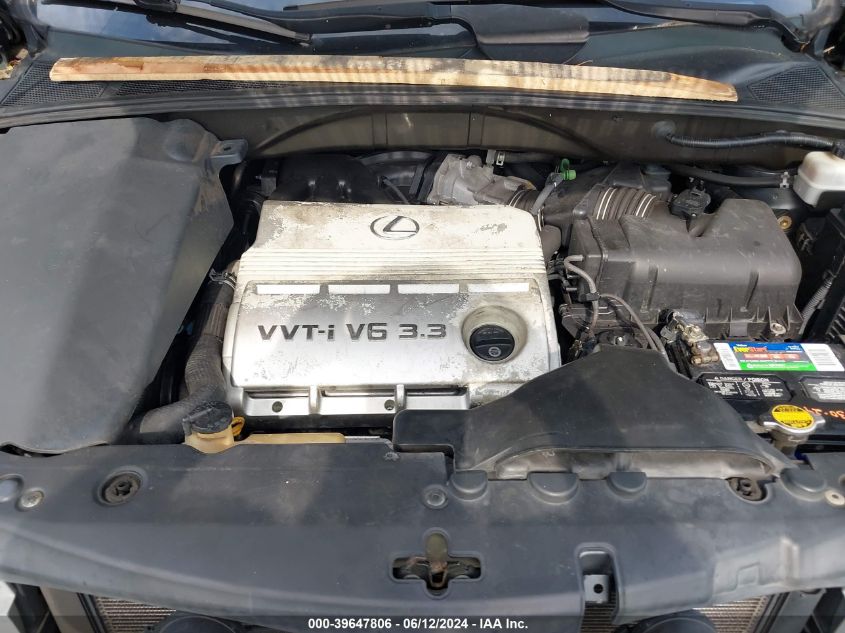 2005 Lexus Rx 330 VIN: 2T2GA31U85C024649 Lot: 39647806