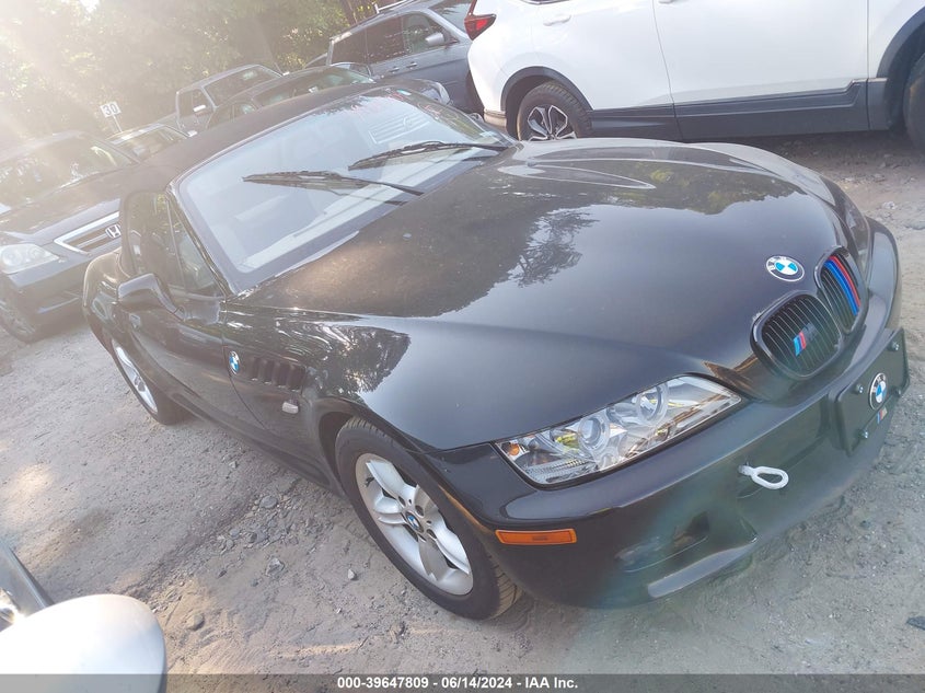 2001 BMW Z3 2.5I VIN: WBACN33421LM01433 Lot: 39647809