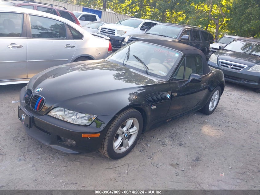 2001 BMW Z3 2.5I VIN: WBACN33421LM01433 Lot: 39647809