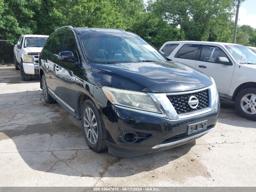 2014 Nissan Pathfinder Hybrid Sl VIN: 5N1CR2MN6EC636797 Lot: 39647810