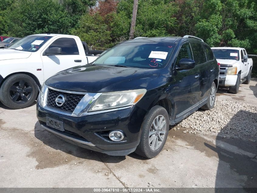 2014 Nissan Pathfinder Hybrid Sl VIN: 5N1CR2MN6EC636797 Lot: 39647810