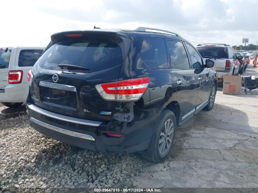 2014 Nissan Pathfinder Hybrid Sl VIN: 5N1CR2MN6EC636797 Lot: 39647810