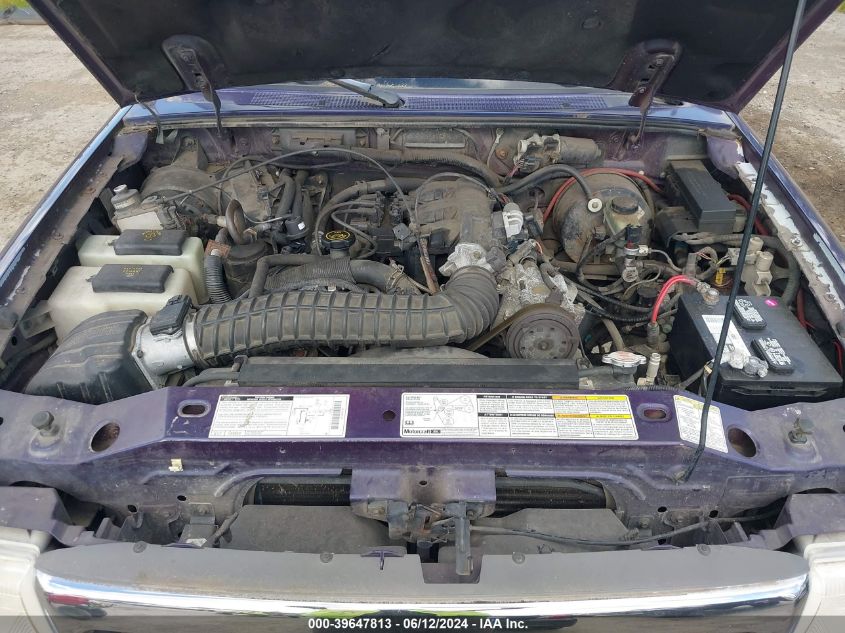 1998 Ford Ranger Splash/Xl/Xlt VIN: 1FTZR15X5WPA73017 Lot: 39647813