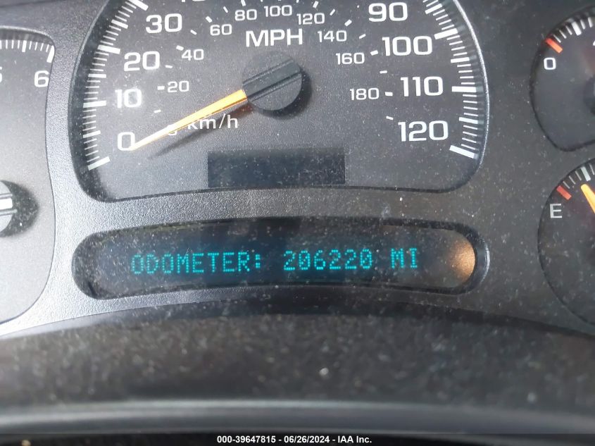 2005 Chevrolet Tahoe Ls VIN: 1GNEC13T25R110079 Lot: 39647815