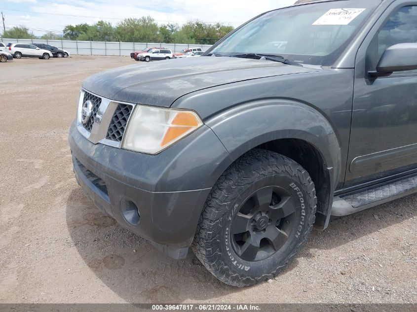 2005 Nissan Pathfinder Se VIN: 5N1AR18U55C790680 Lot: 39647817