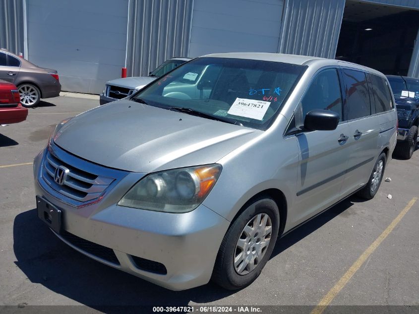 2008 Honda Odyssey Lx VIN: 5FNRL38248B028290 Lot: 39647821