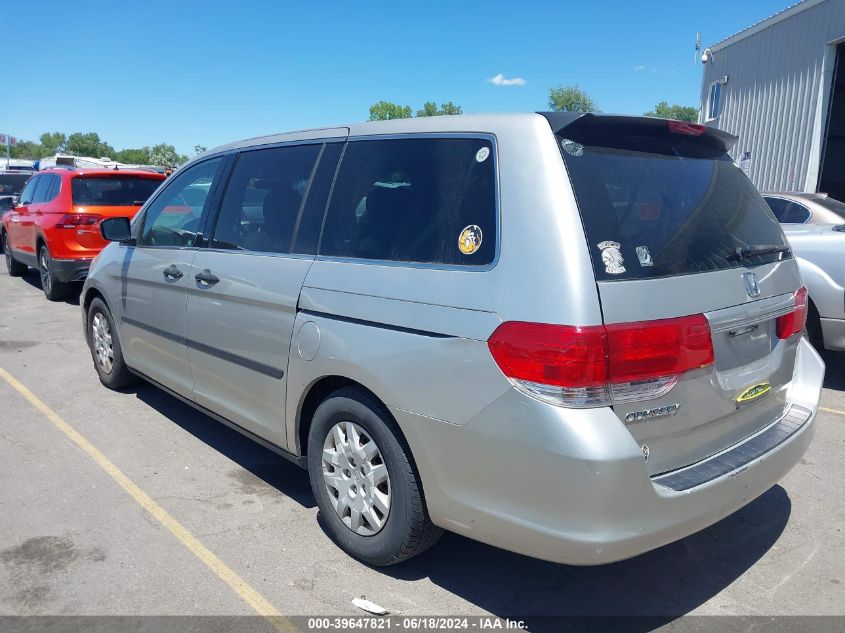 2008 Honda Odyssey Lx VIN: 5FNRL38248B028290 Lot: 39647821