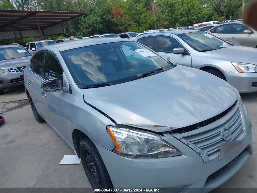 2014 Nissan Sentra S VIN: 3N1AB7AP7EY214941 Lot: 39647837