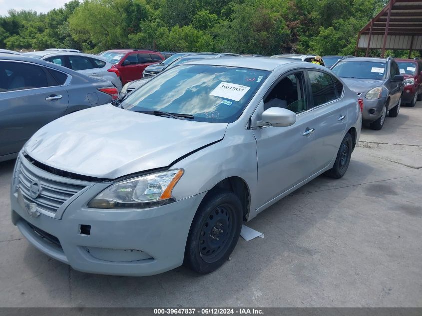 2014 Nissan Sentra S VIN: 3N1AB7AP7EY214941 Lot: 39647837