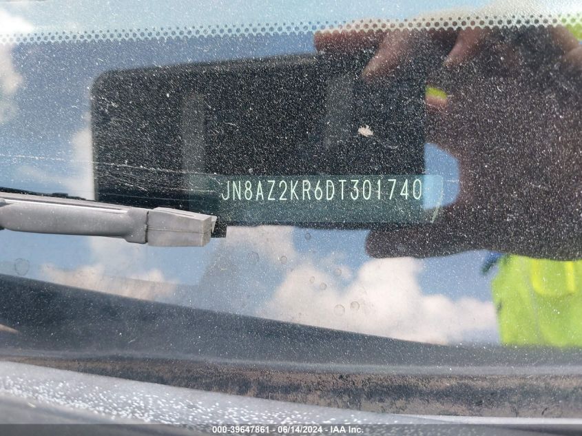 2013 Nissan Cube 1.8 S VIN: JN8AZ2KR6DT301740 Lot: 39647861