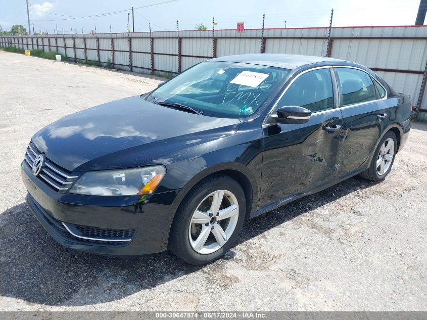 2013 Volkswagen Passat 2.5L Se VIN: 1VWBP7A39DC016026 Lot: 39647874