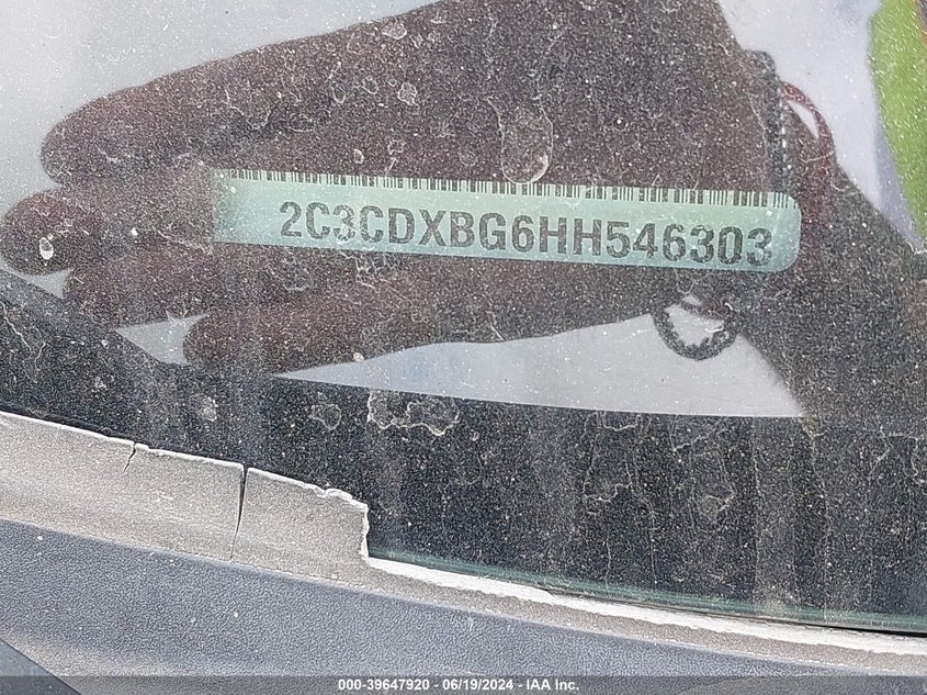 2017 Dodge Charger Se Rwd VIN: 2C3CDXBG6HH546303 Lot: 39647920