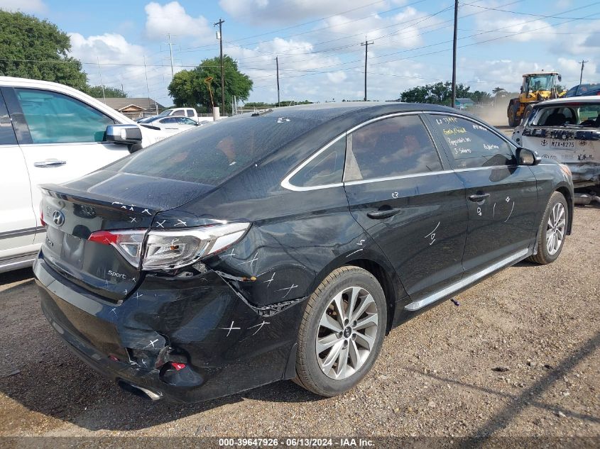 2017 Hyundai Sonata Sport VIN: 5NPE34AF6HH482026 Lot: 39647926