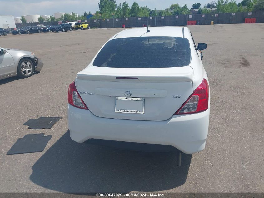 2019 Nissan Versa 1.6 Sv VIN: 3N1CN7AP3KL850989 Lot: 39647929