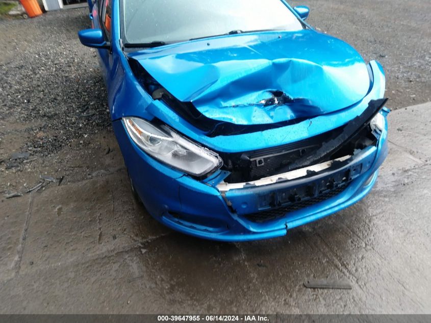 2016 Dodge Dart Sxt VIN: 1C3CDFBB6GD515899 Lot: 39647955