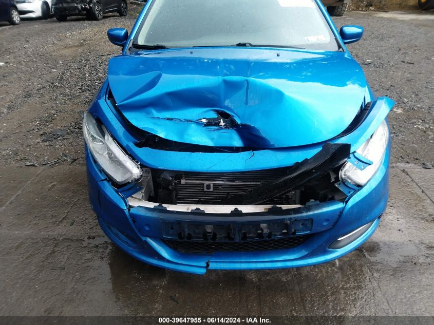 2016 Dodge Dart Sxt VIN: 1C3CDFBB6GD515899 Lot: 39647955