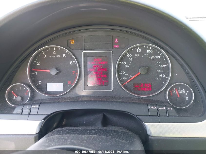 2007 Audi A4 2.0T VIN: WAUDF78E77A171936 Lot: 39647956