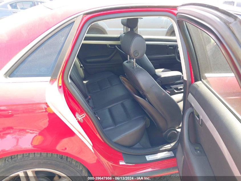 2007 Audi A4 2.0T VIN: WAUDF78E77A171936 Lot: 39647956