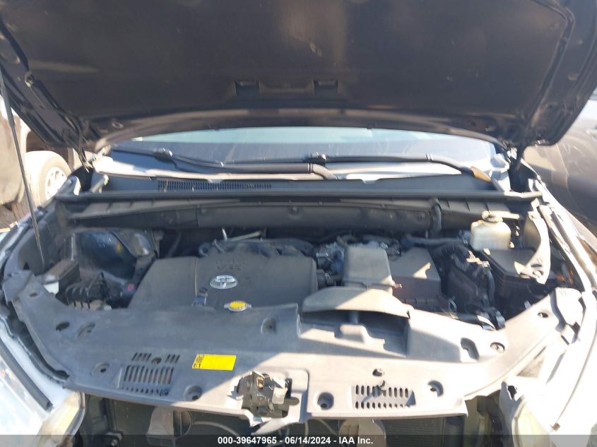 2017 Toyota Highlander Le Plus VIN: 5TDBZRFH9HS380836 Lot: 39647965