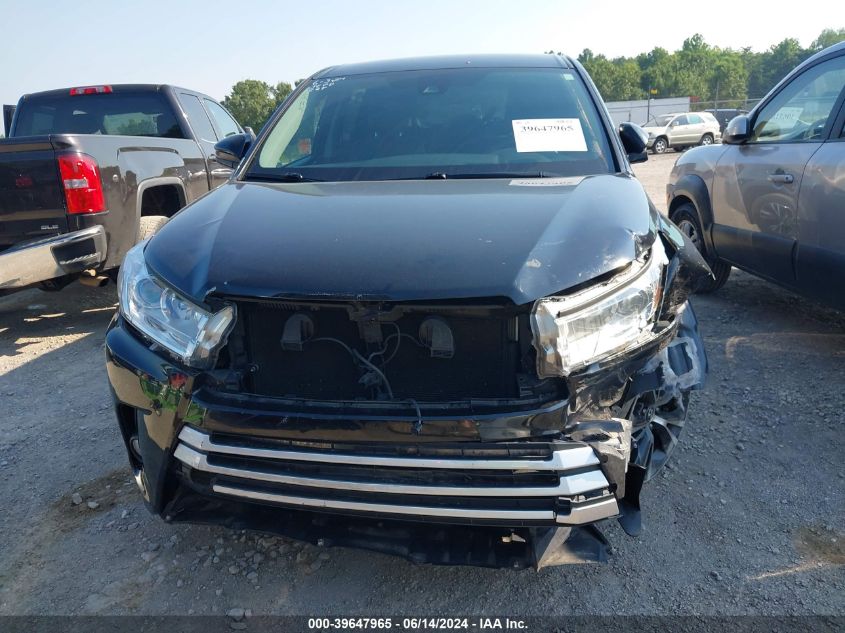 2017 Toyota Highlander Le Plus VIN: 5TDBZRFH9HS380836 Lot: 39647965