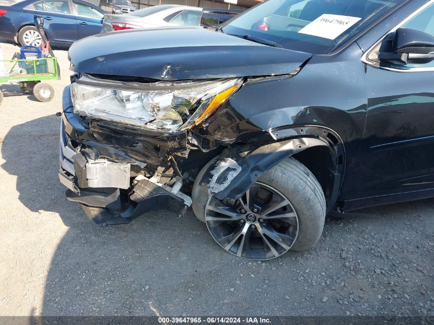 2017 Toyota Highlander Le Plus VIN: 5TDBZRFH9HS380836 Lot: 39647965