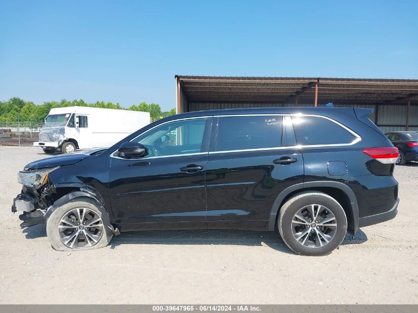 2017 Toyota Highlander Le Plus VIN: 5TDBZRFH9HS380836 Lot: 39647965